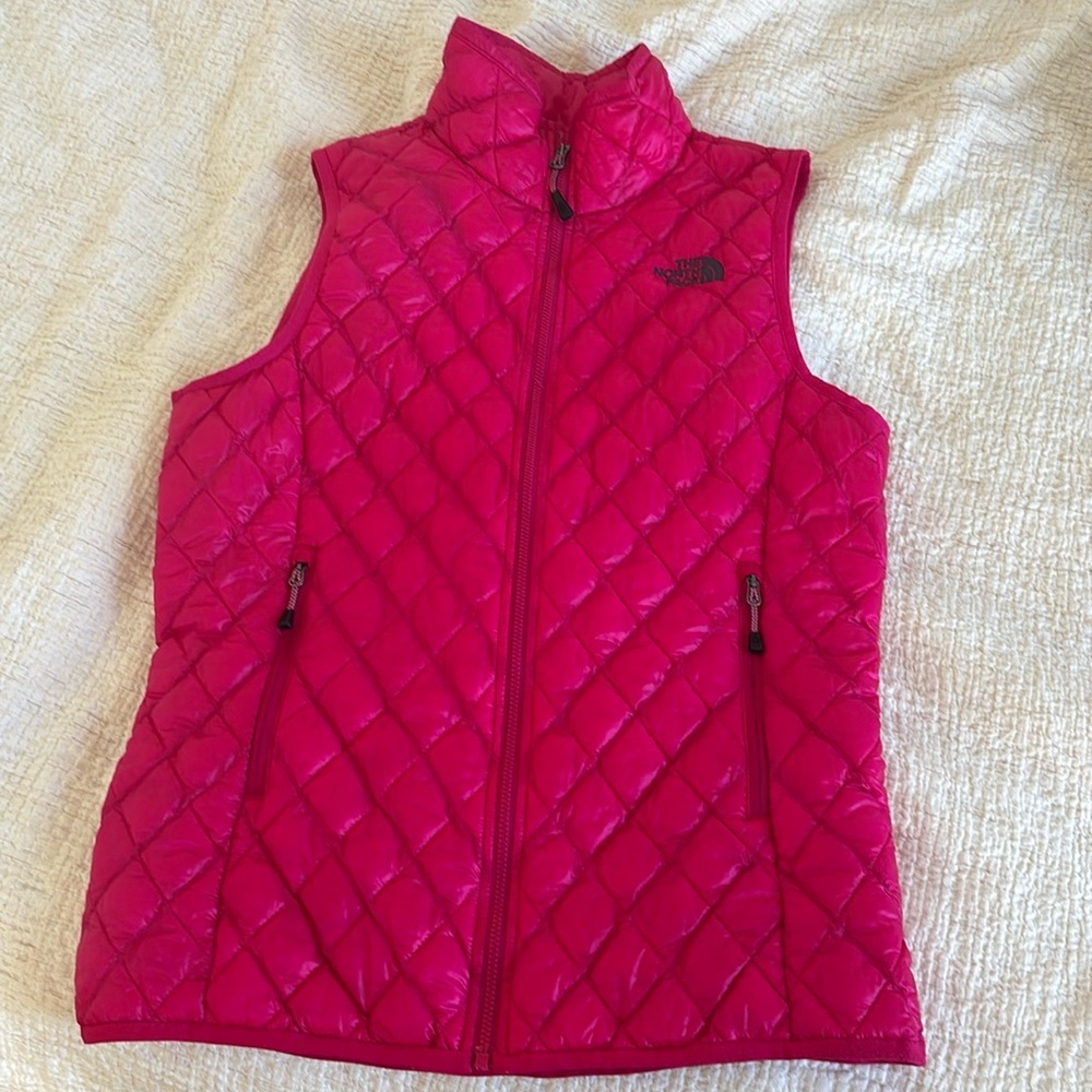 The North Face Pink Quilted Vest